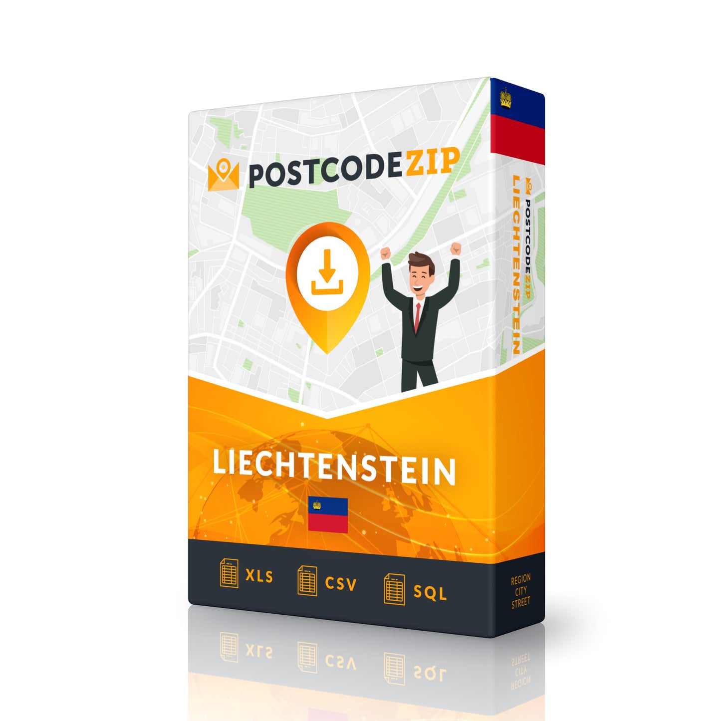 Liechtenstein, Best file of streets, complete set