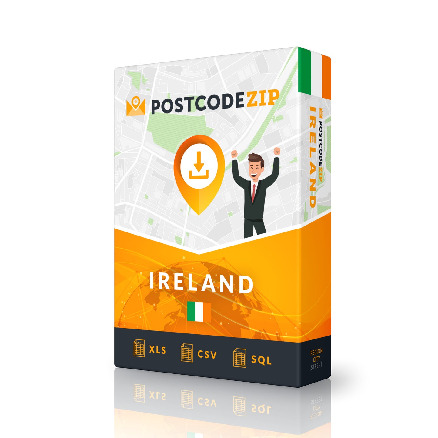 Ireland, Location database, best city file