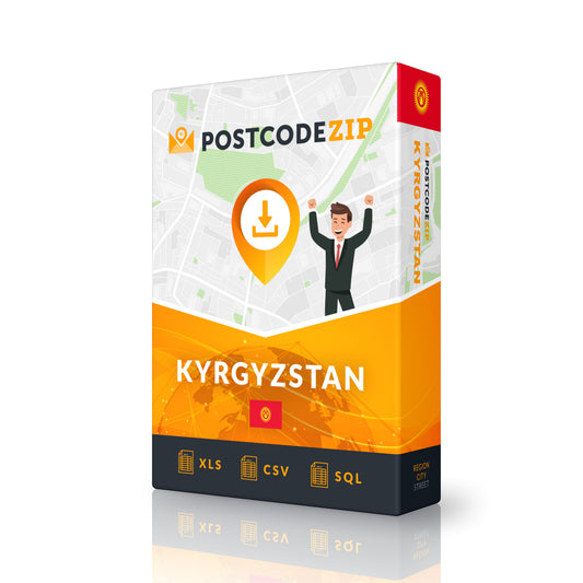 Kyrgyzstan, Location database, best city file