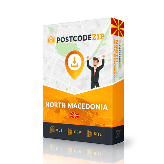 North Macedonia, Location database, best city file