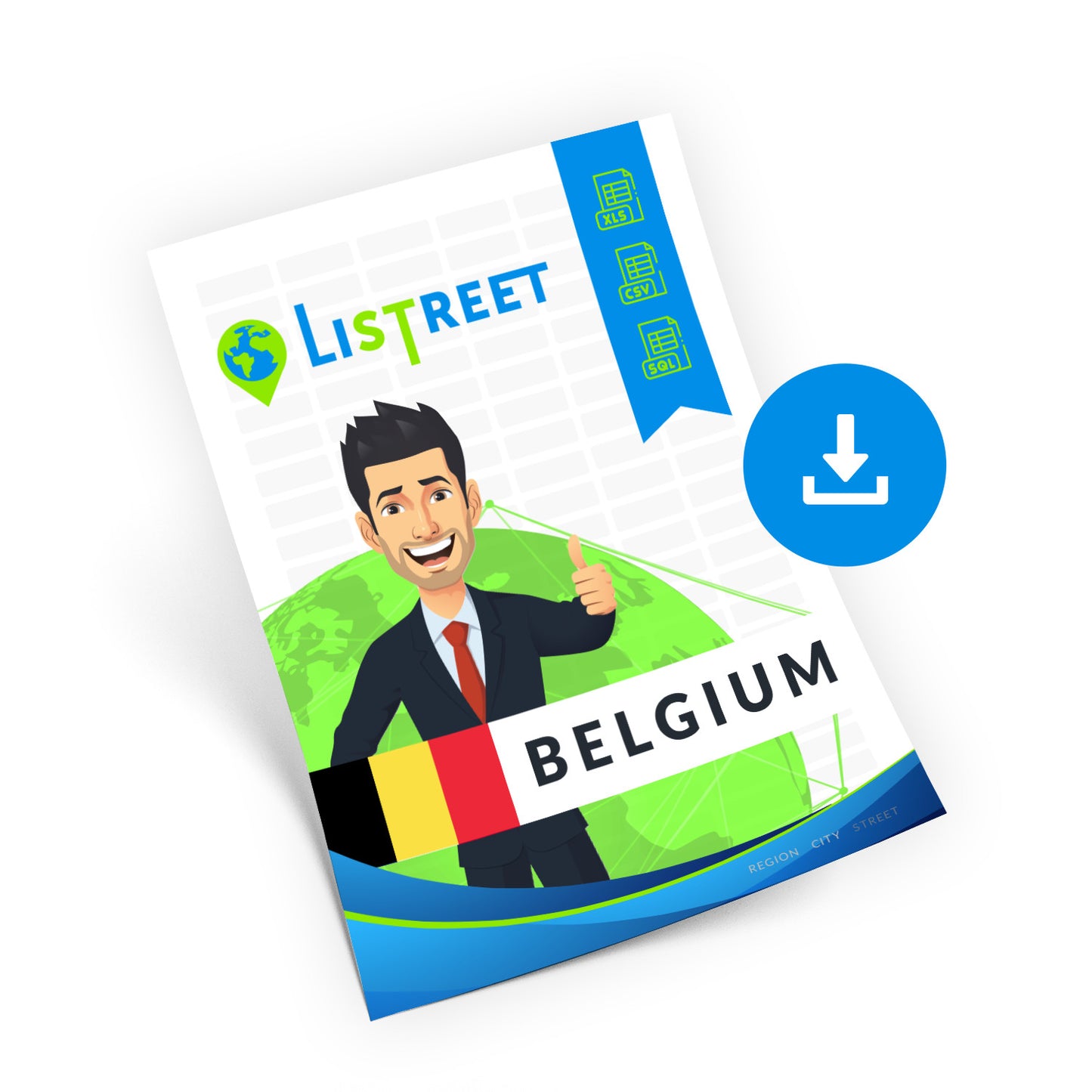 Belgium, Location database, best city file