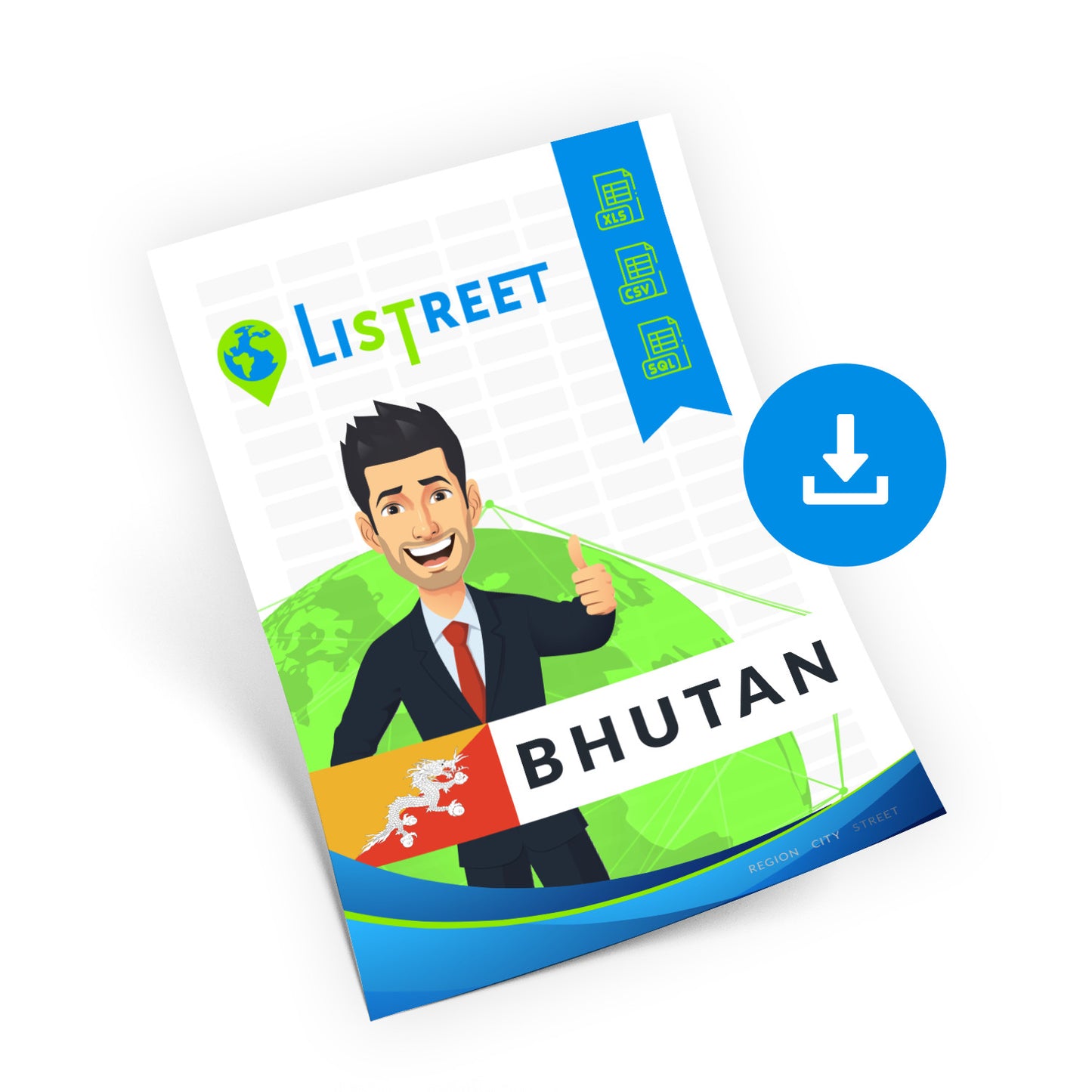 Bhutan, Location database, best city file