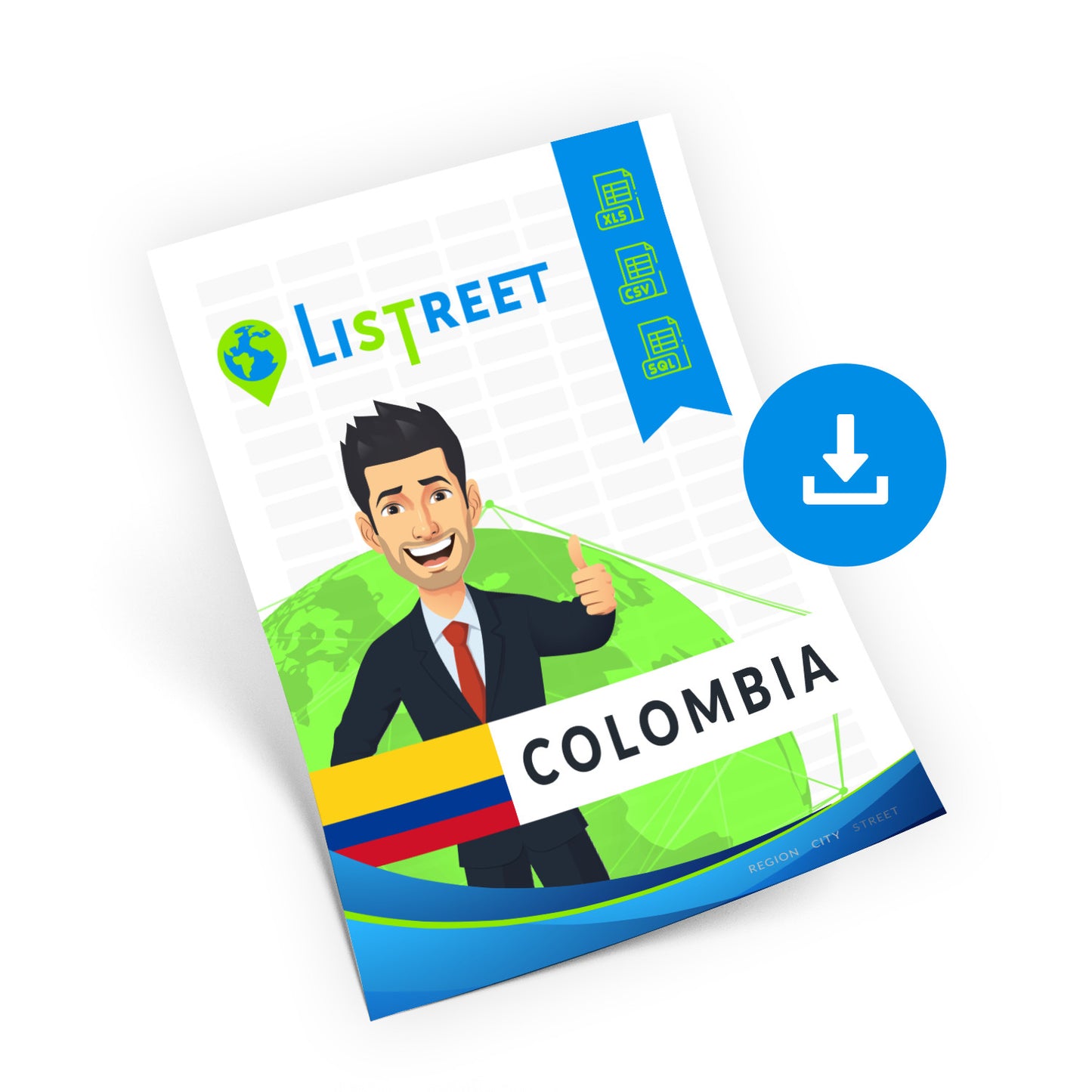 Colombia, Location database, best city file