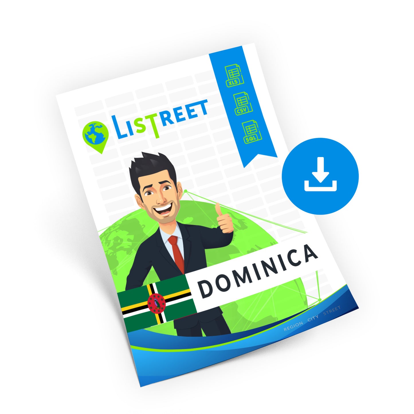 Dominica, Location database, best city file