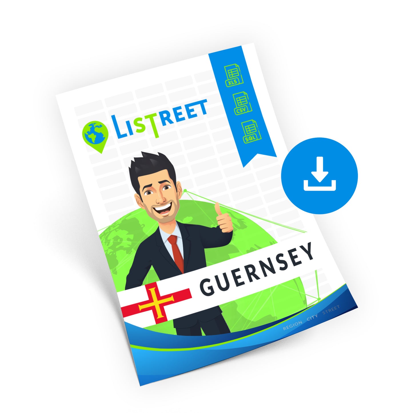 Guernsey, Location database, best city file