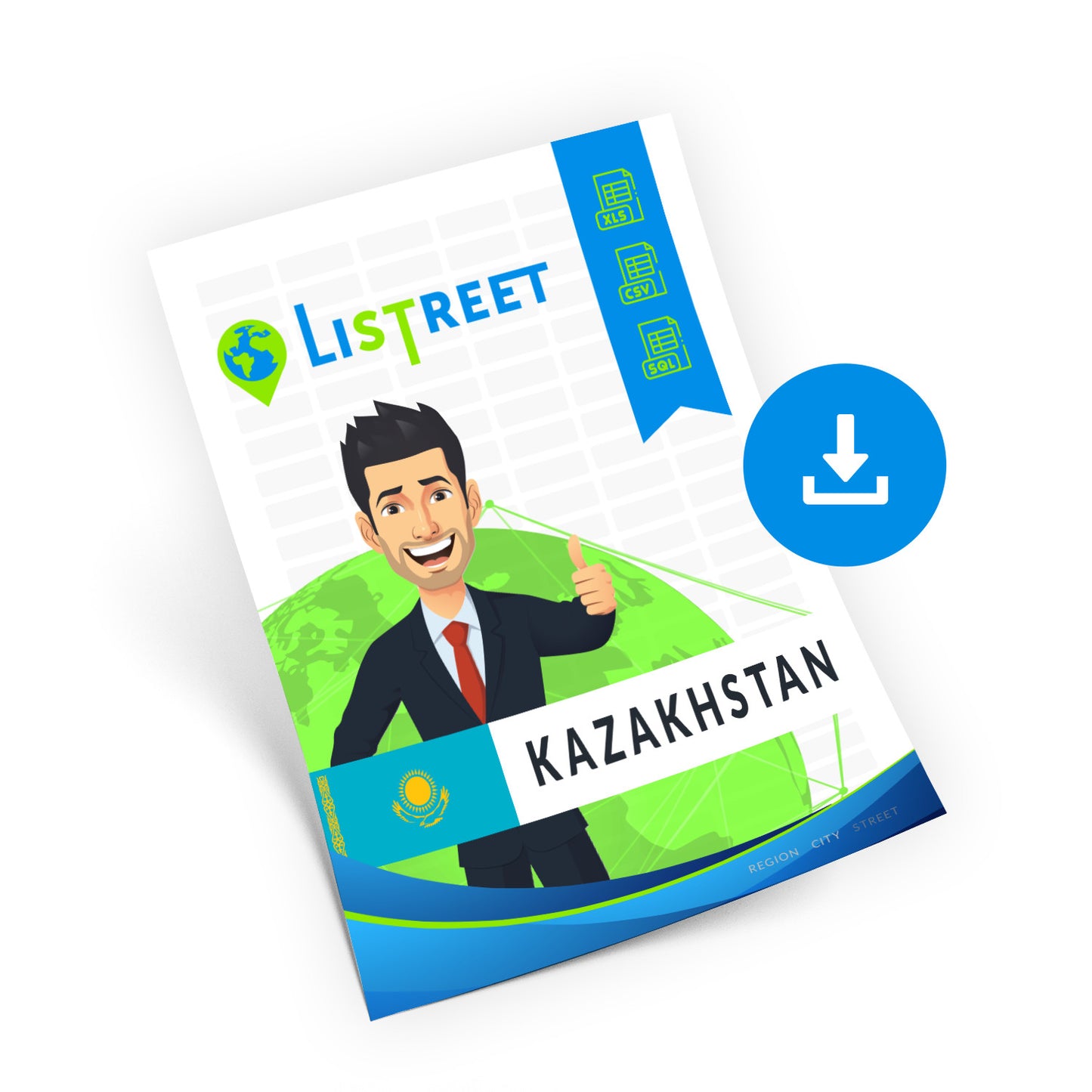 Kazakhstan, Location database, best city file