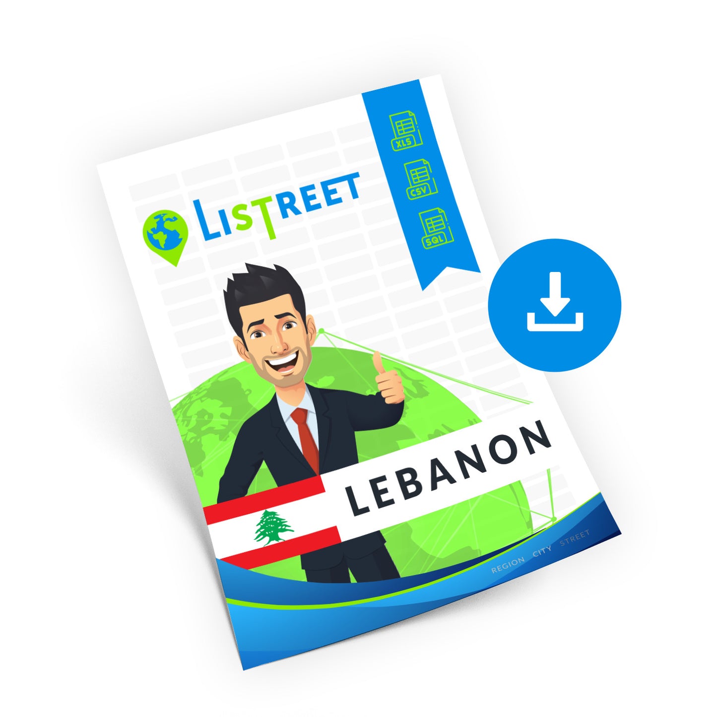 Lebanon, Location database, best city file