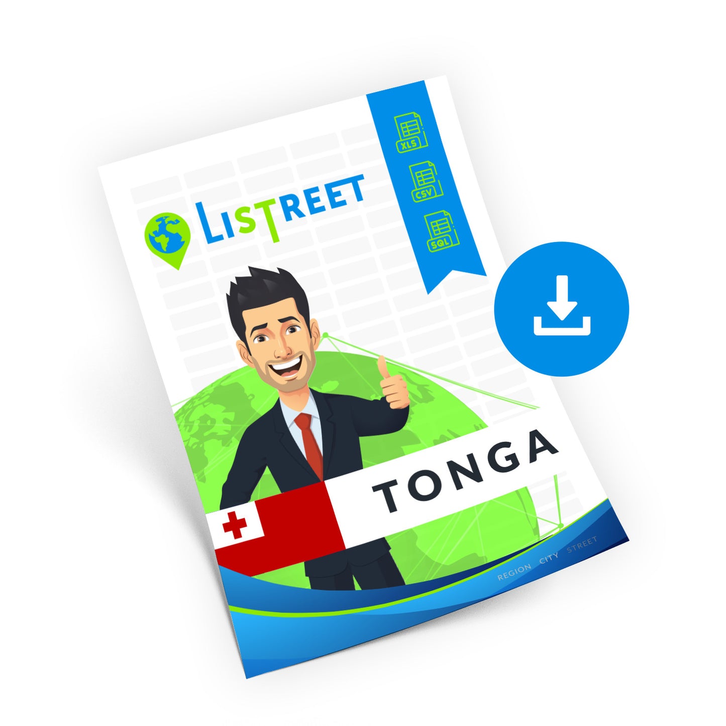 Tonga, Location database, best city file