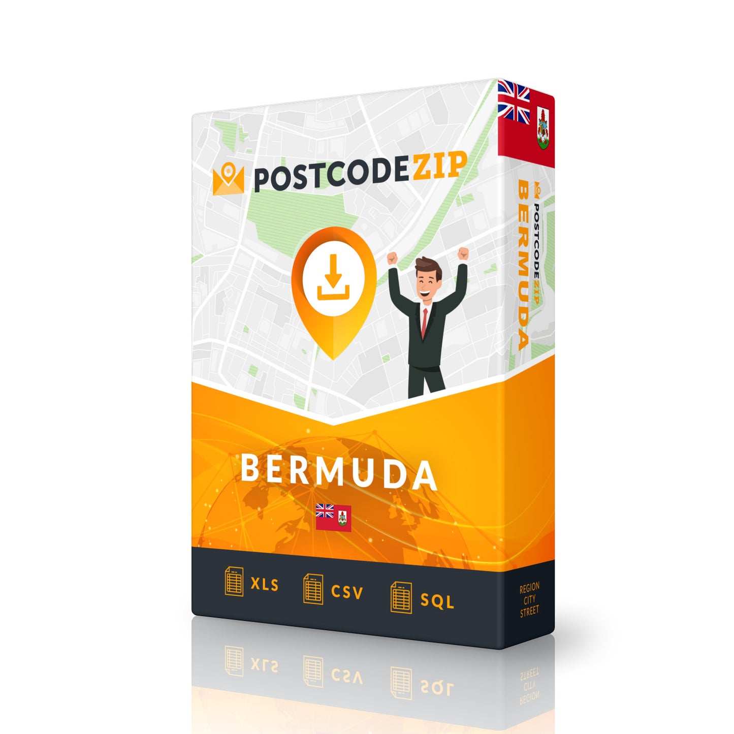 Bermuda, Complete premium data set of streets