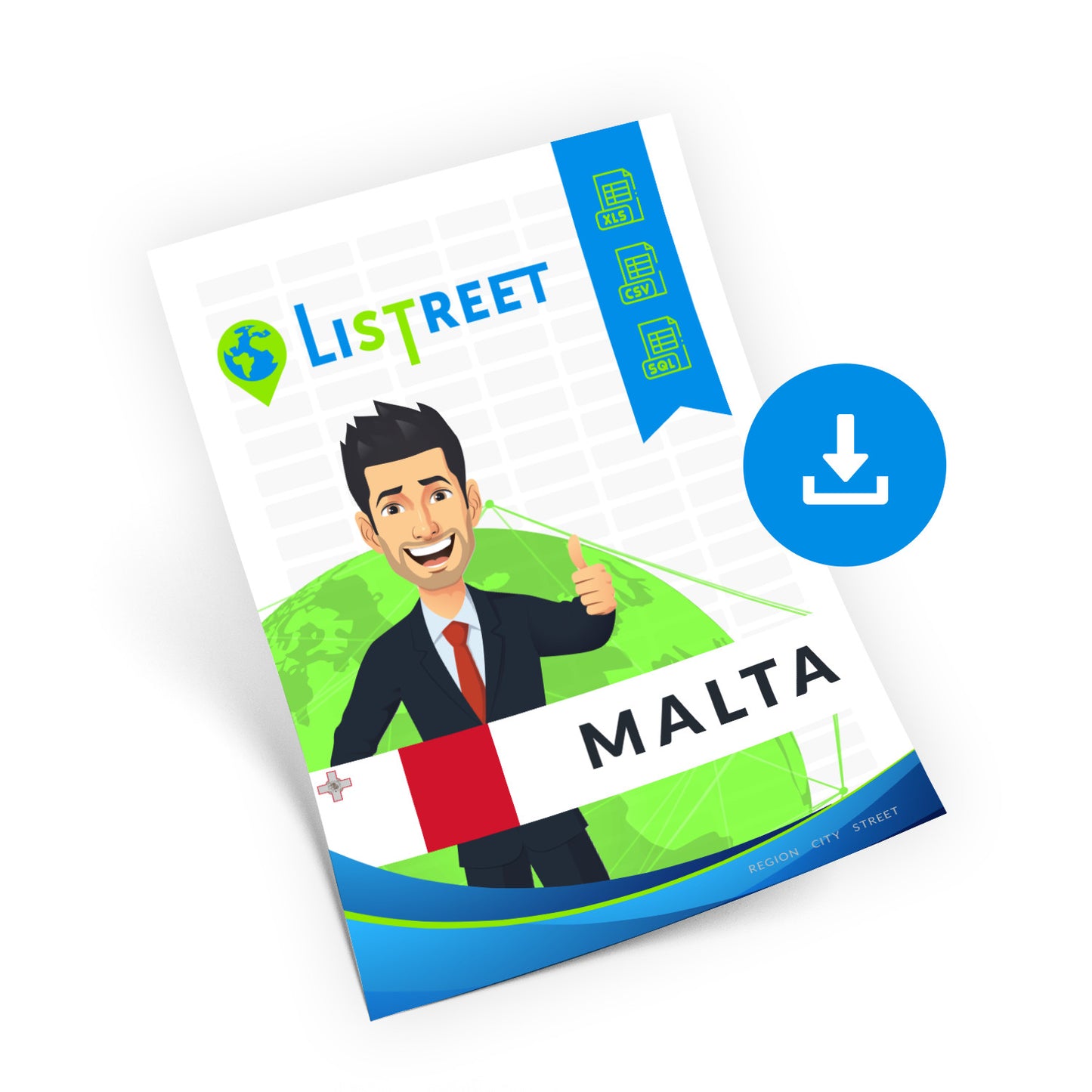 Malta, Best file of streets, complete set