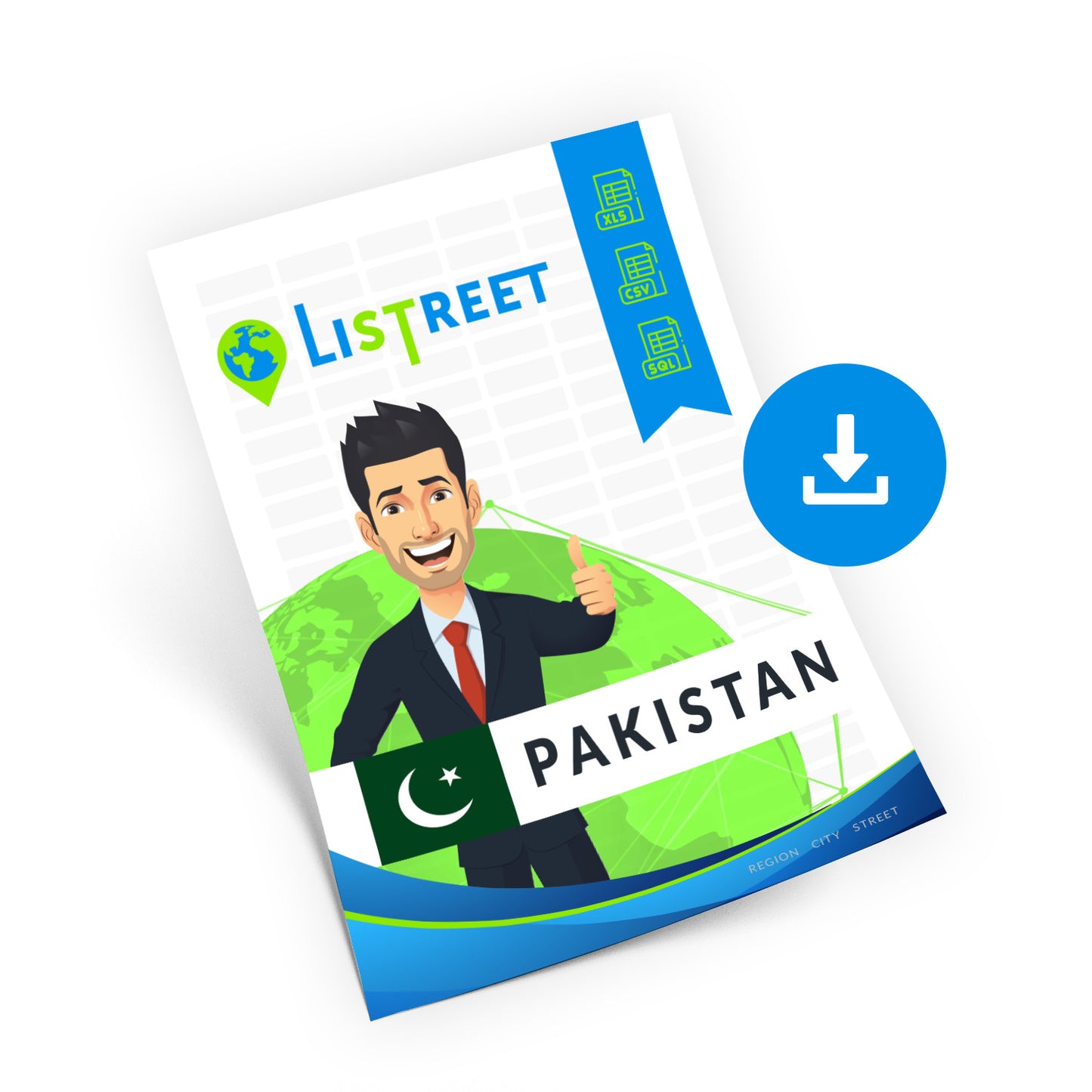 Pakistan, Best file of streets, complete set