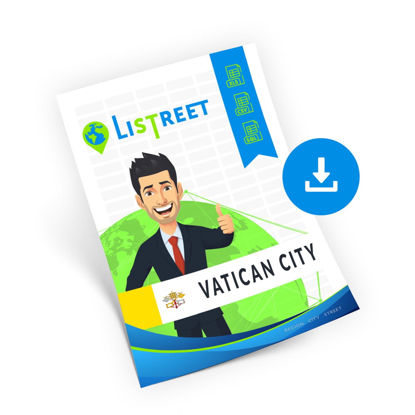 Vatican, Best file of streets, complete set