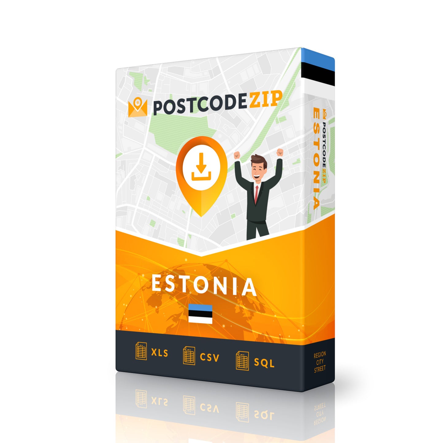 Estonia, Best file of streets, complete set